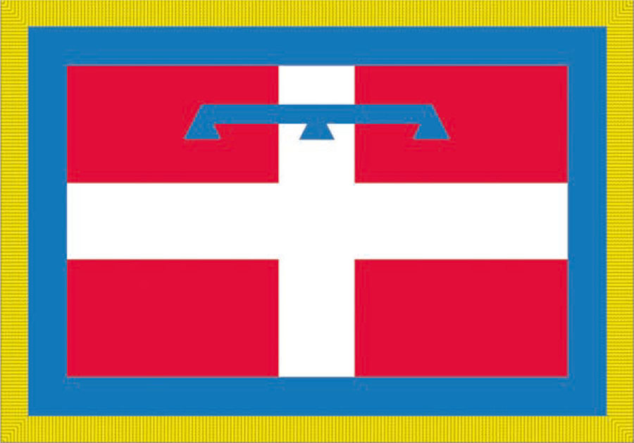 La bandiera del Piemonte